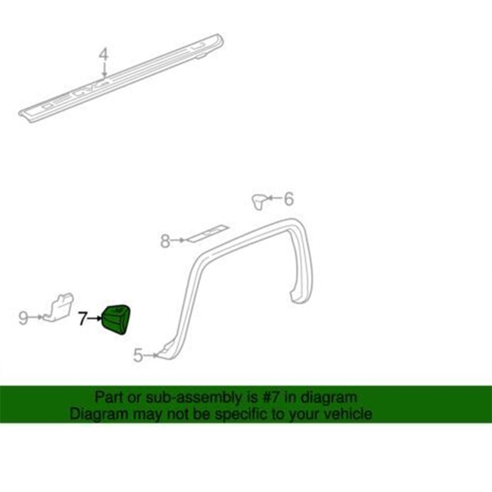 Dla 14-20 Chevrolet Silverado LT Pick Up Osłona Błotnika Błotnik Lewy 84124453