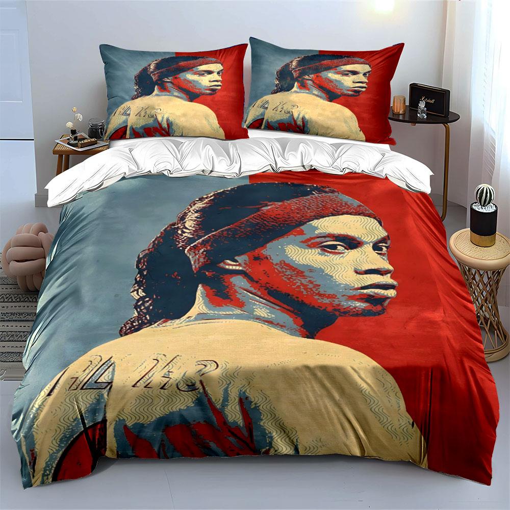 Portrait of a Footballer. Bedding Sets Duvet Cover Sets Duvet Covers Pillowcases(1 * Duvet Cover 2 * Pillowcases Without Duvet Insert)