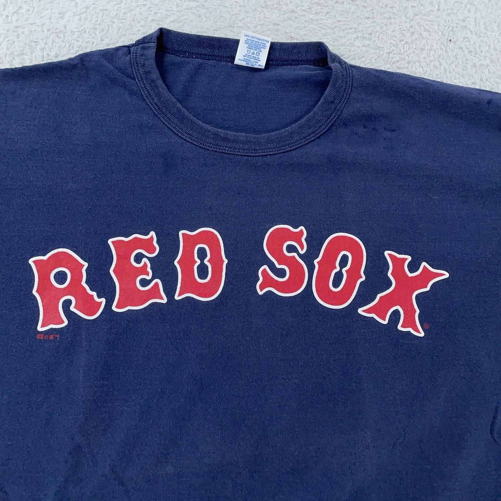 

Винтажная футболка Boston Red Sox Карл Ястремски Мужская XL Темно-синяя MLB Бейсбол 8 S