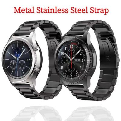 Metal Watch Band for Samsung Galaxy Watch 46mm/Huawei Watch GT2/Amazfit GTR 47mm Sports Steel Bracelet Wristband for 22mm 20mm Strap