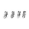 Stainless Steel Decorative Frog Ear Clip Components No Ear Holes Round Tray Ear Clip Earrings DIY Handmade Ear Jewelry Findings