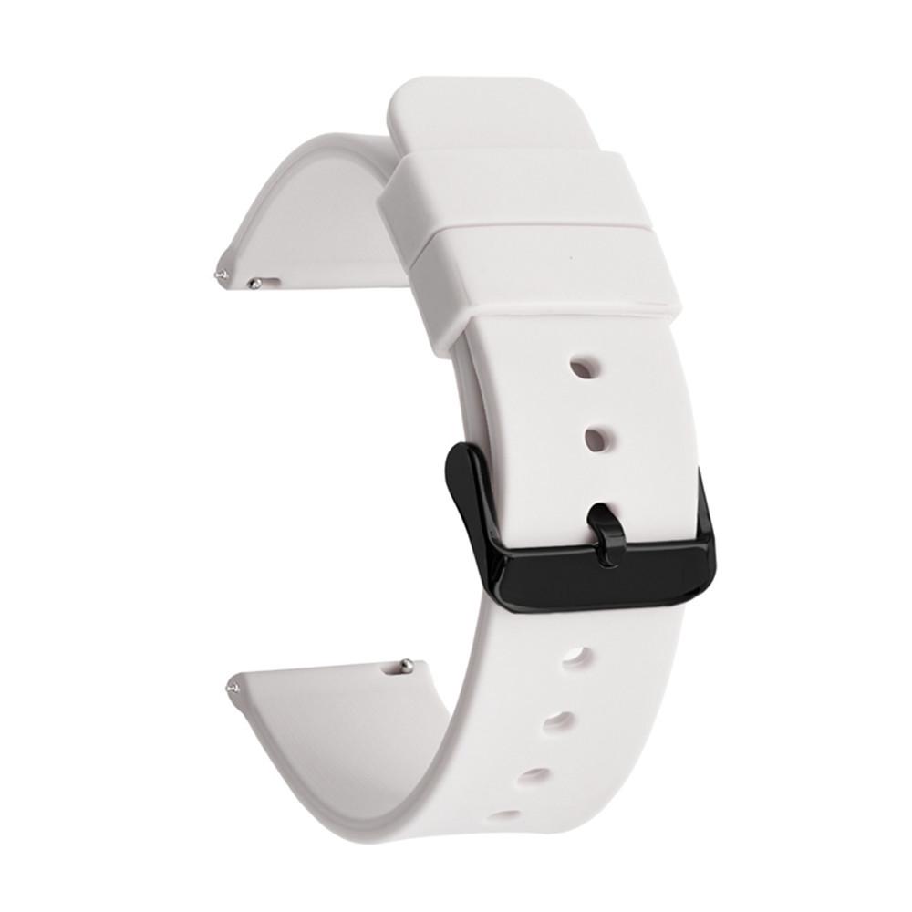 Samsung Huawei Silicone Waterproof Smartwatch Strap with Quick Release (14-24mm)