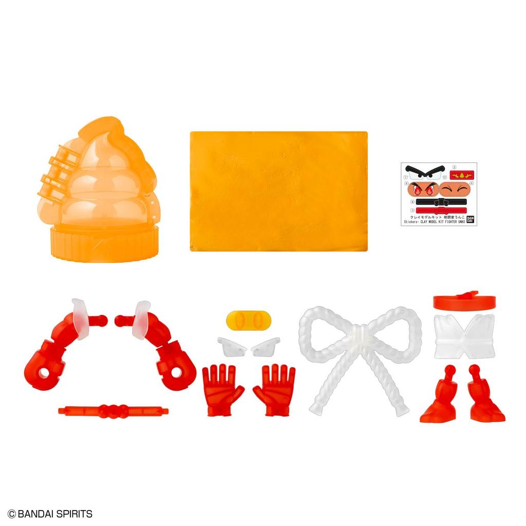 BANDAI SPIRITS Clay Model Kit Unkosul Days Fighter Unko