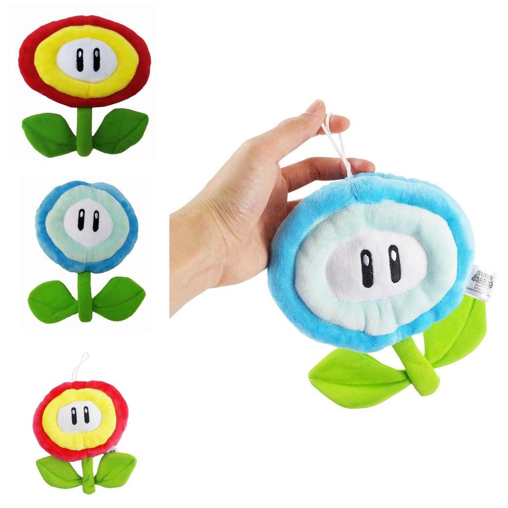 Super Mario Brothers Fire Flower Plush Toy Adorned With Soft Sunflower Design For Comfort