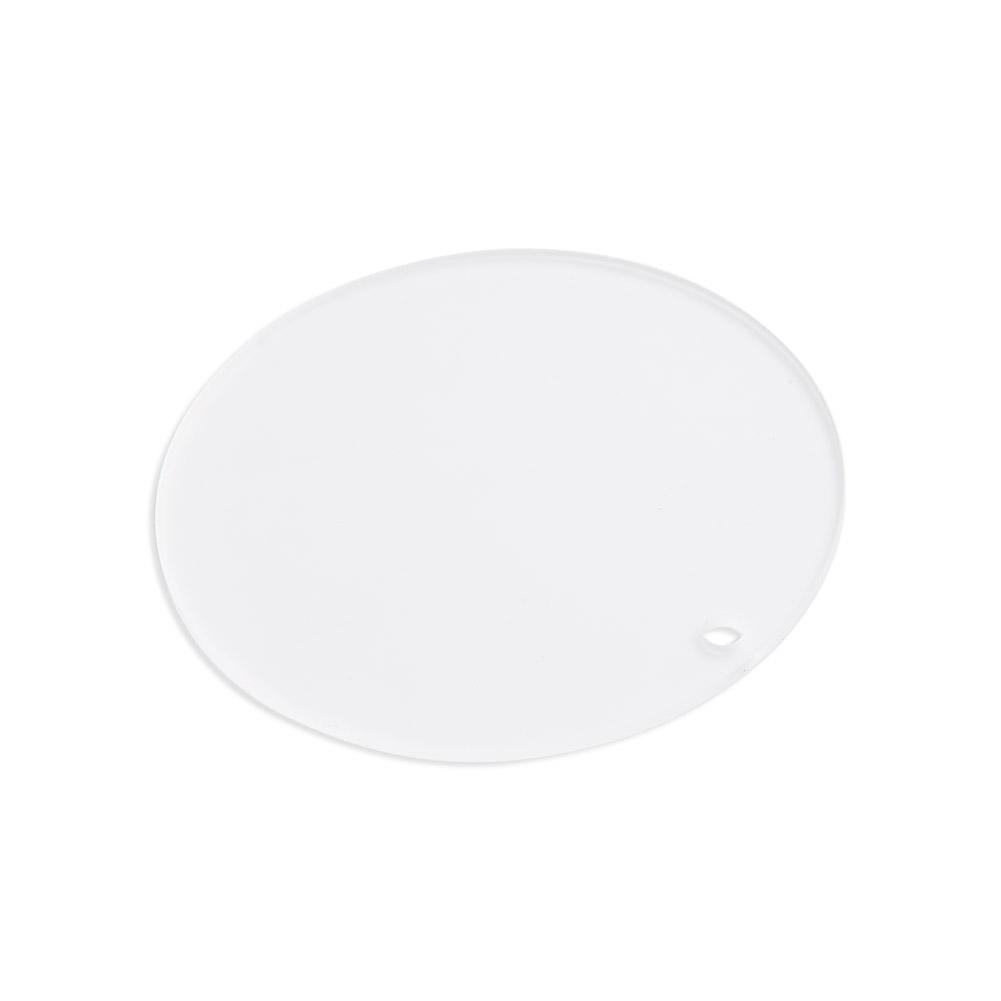 Acrylic Acrylic Round Plate Bauble Christmas Clear DIY