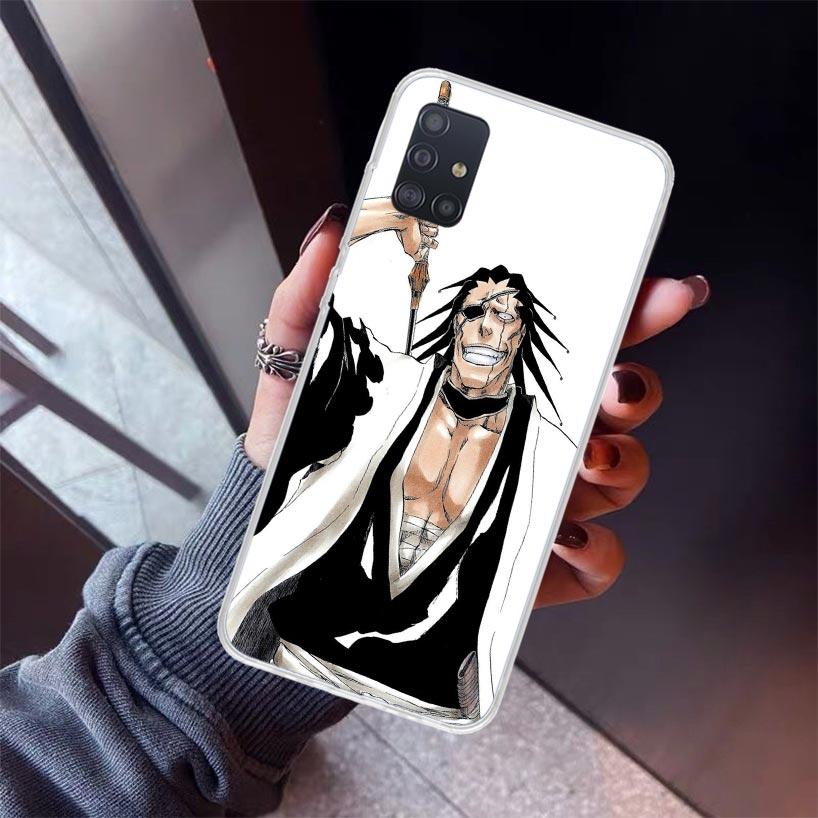 Zaraki Kenpachi Bleach Phone Case For Samsung Galaxy A12 A52S A42 A32 A22 A51 A50 Note 20 Ultra 10 S10 Plus A71 A70 A31 A30 A10S
