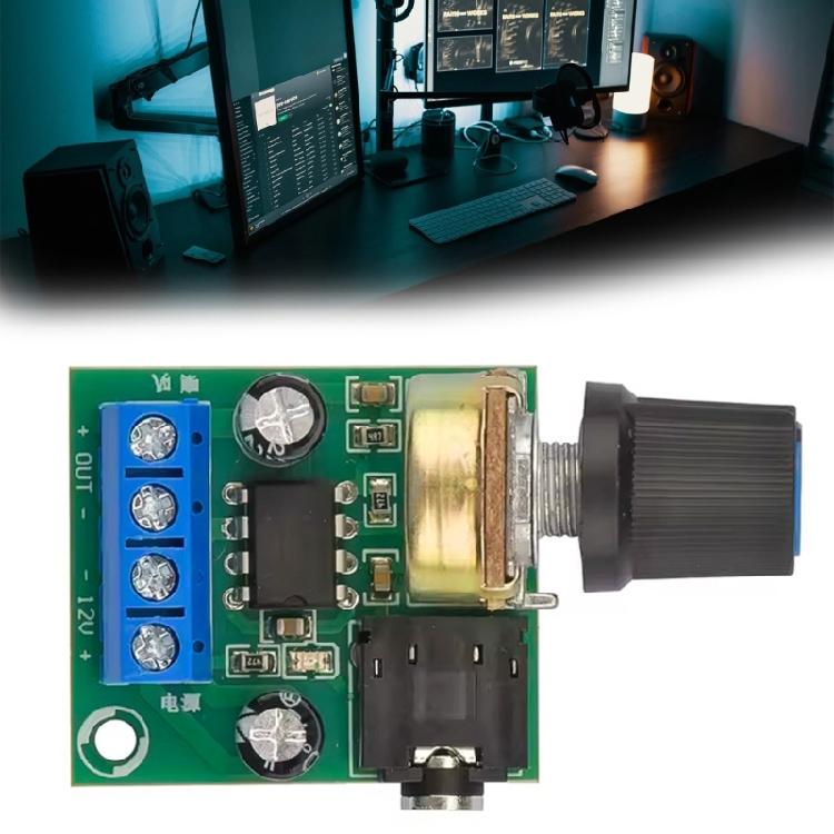 3V-12V LM386 Mono Small Power Amplifier Board 0.5W-10W YX1667 Sound Power Amplifier Board Adjustable Sound Module
