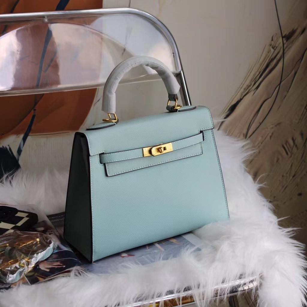 2025 neue High-End-Handtasche der zweiten Generation, leichter Luxus, für Damen, schlicht und vielseitig, Single Shoulder, diagonal zu tragen, Leder Kelli Tasche