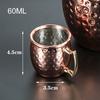 60ml Moscow Mule Becher Edelstahl Bier Wein Wasser Milch Kaffeetasse Trinkgeschirr Verkauf Waren
