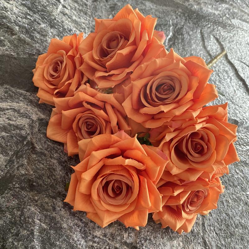 Roses Bouquet Artificial For Wedding Decor Photography Props And Home Styling