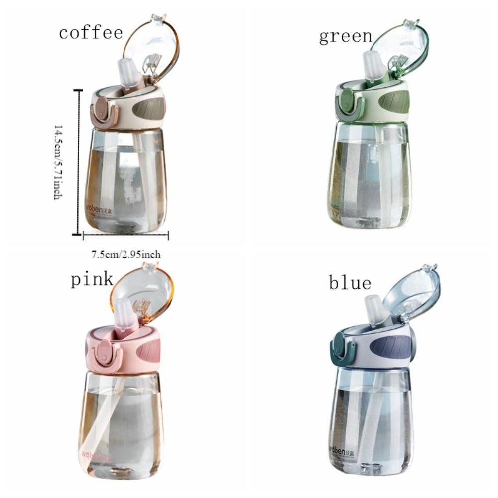 400ml Sports Water Bottle Leak-Proof Water Cups Durable Portable Water Bottle  Hiking