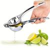 Stainless Steel Lemon Juicer Heavy Duty Press with Ergonomic Lever for Citrus Fruits Apples Pears Easy Clean Home Commercial Use