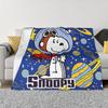 Coperta con Accessori di Snoopy Calda Accogliente Morbida Plaid per Divano 50x60 Pollici Copriletto Multimisura