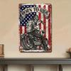 Vintage Motorcycle Metal Wall Art Born To Ride Tin Sign For Bar Garage Decor