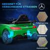 Electric Children's Car, Mercedes, 3-5 Km/h, Remote Control, Lights & Music, Green