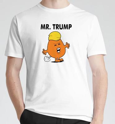 Herr Trump Herr Männer 100% Baumwolle T-Shirt Herren T-Shirts Oberteil Oberteile Erwachsene USA Amerikanisch Lustig Donald