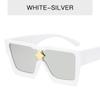 Oversized Luxury Square Sunglasses Men Women Vintage Mirror Glasses UV400 Protection Designer Brand Eyewear