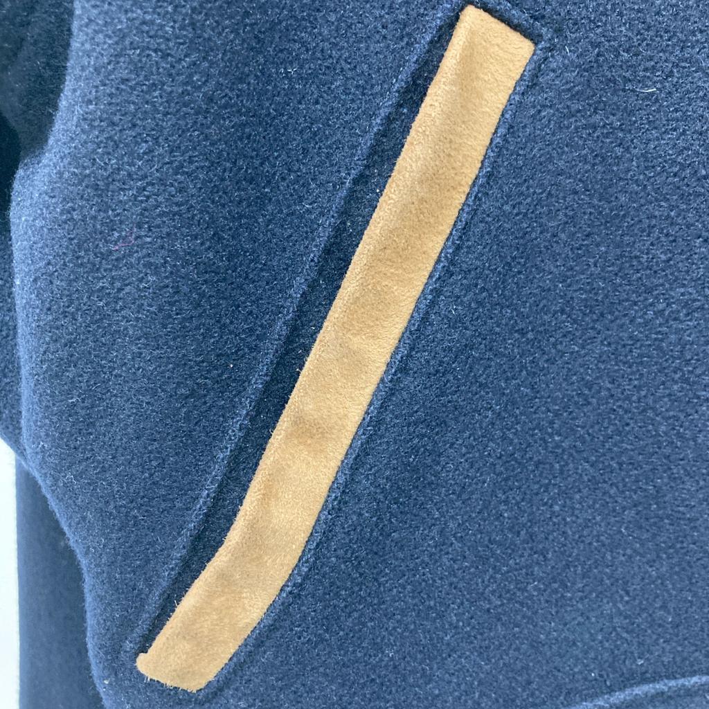 LLBean Navy Mackinaw Hunting Wool Jacket, 80s, Made In USA Jacket M NavyUsed