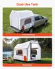 Inflatable Pickup Truck Tent, 2.2 x 1.65m 3-Season Truck Bed Tent with Ventilated Mesh Windows, PU2000mm Waterproof Pickup Camping Tents for Outdoor