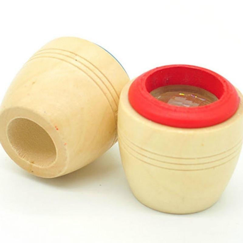 1 Pcs Wooden Educational Magic Kaleidoscope Baby Kid Learning Toy