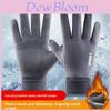 Winter Mens Touchscreen Gloves With Fleece Lining For Outdoor Cycling And Driving