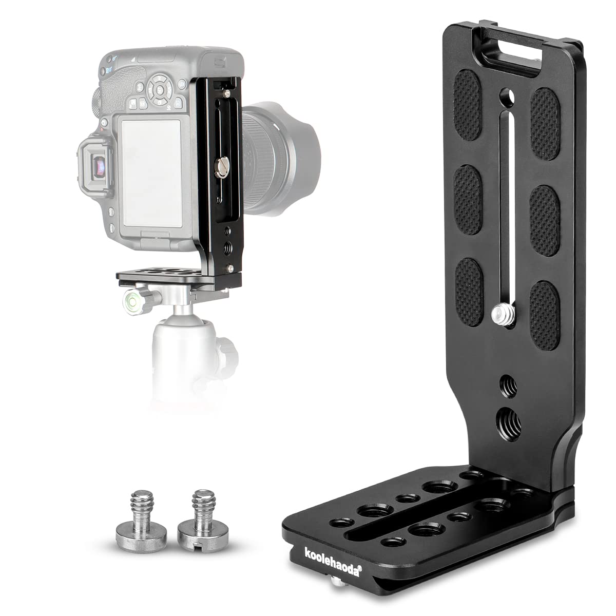 

Koolehaoda Camera L Type Bracket Arca-Swiss Compatible Universal L Type Quick Release Plate HorizontalVertical Photography Tripod QR Plate Suitable