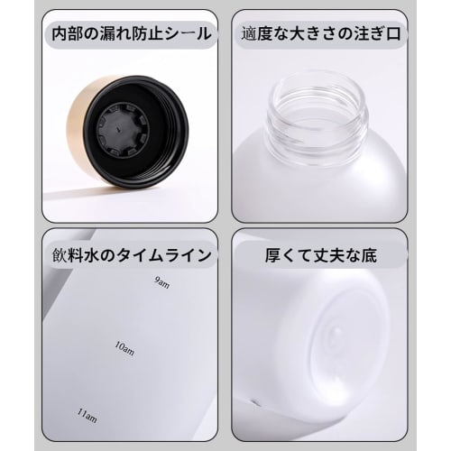 1 Liter Water Bottle, 1000ml, Made from BPA-Free Tritan Resin, the Same Quality Resin as Medical Equipment. Stylish and Simple Design. Perfect for Cyc