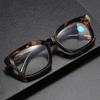 Retro Square Frame Reading Glasses Fashion Anti Blue Light High Definition Presbyopia Glasses Reading Viewing Computer Eyeglass
