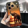 Cartoon Anime Animals Phone Case For Apple iPhone 17 16 16E 15 14 13 12 11 Pro Max Plus Black Soft Silicone