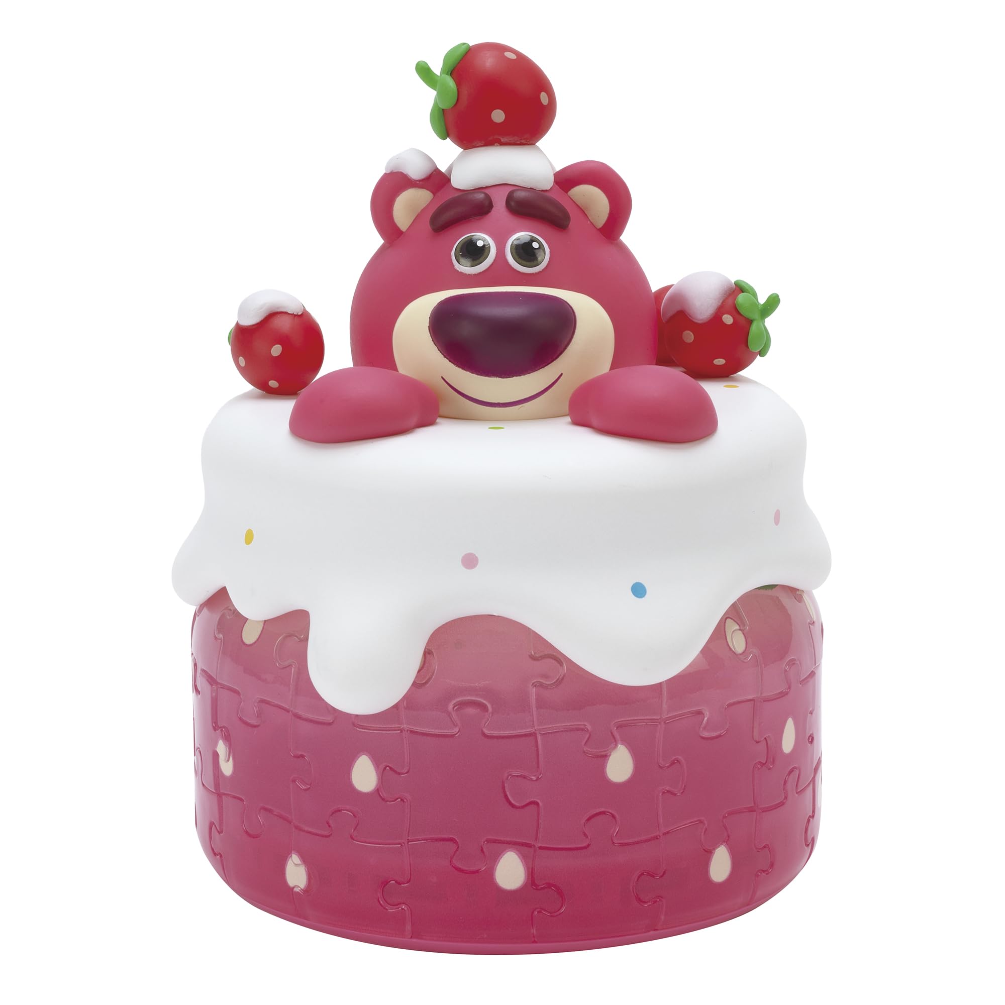 

Yanoman Jigsaw 3D Disney Candy Includes Piece Request and Instruction Manual 64-Piece Puzzle, Pot/Lotso (Completed Size Approx. 13x9.7x9.7cm),