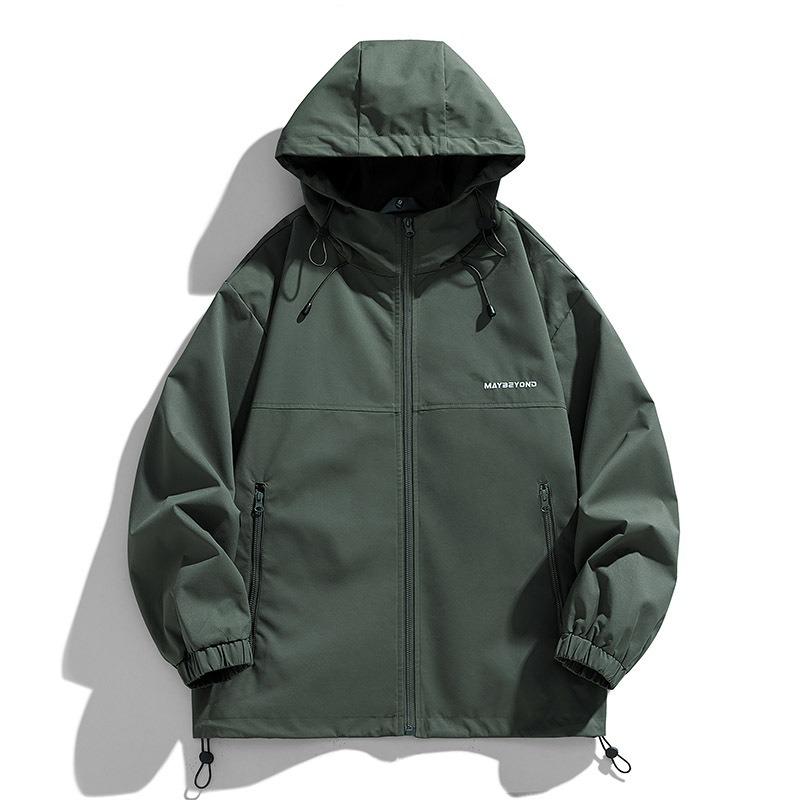 Chaqueta impermeable al aire libre par Casual transpirable abrigo otoño nuevo al aire libre a prueba de viento senderismo montañismo traje chaqueta deportiva