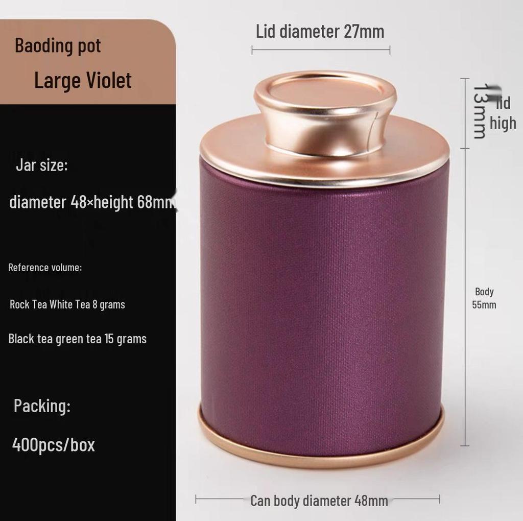 Compact Sealed Tea Canister for Single Brew - Portable and Reusable
