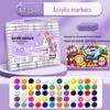 Waterproof Washable Acrylic Marker & Watercolor Pen Set for Students
