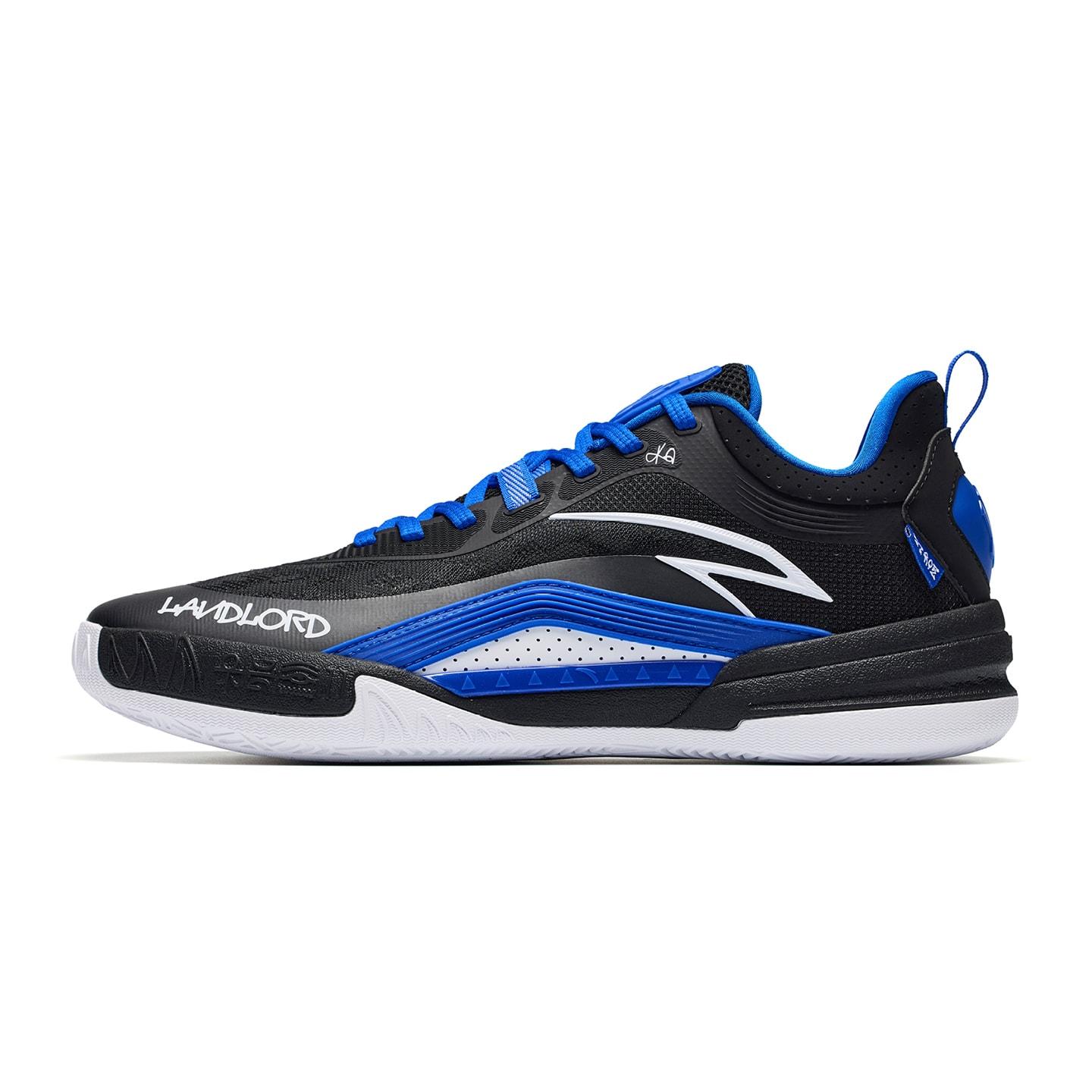 ANTA KAI 1 TEAM Basketbalschoenen Heren Lage Top Basis Zwart/Veld Blauw/ 40
