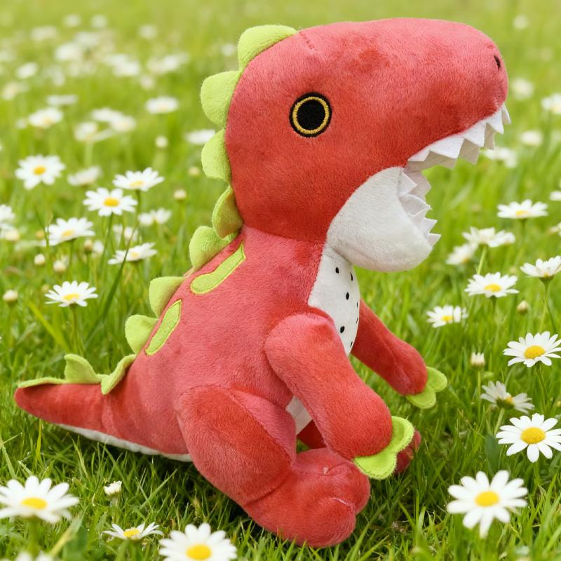 Peluche di Frutto del Drago Tirannosauro Rex Ornamenti Decorativi Unici Raffinati Compagni per Dormire Regali di Compleanno Per Bambine