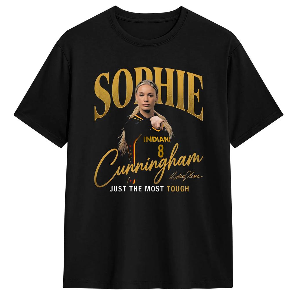 Men Tshirts Sophie Cunningham Vintage Pure Cotton Tee Shirt Short Sleeve T Shirt Round Neck Clothing Summer