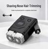 Portable Rechargeable Men's Double-Head Mini Electric Travel Shaver