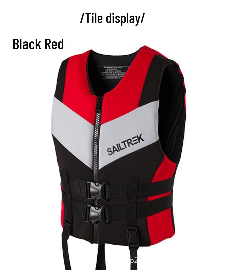 Unisex High Buoyancy Marine Life Jacket - Adult Foam Oxford Vest for Professionals