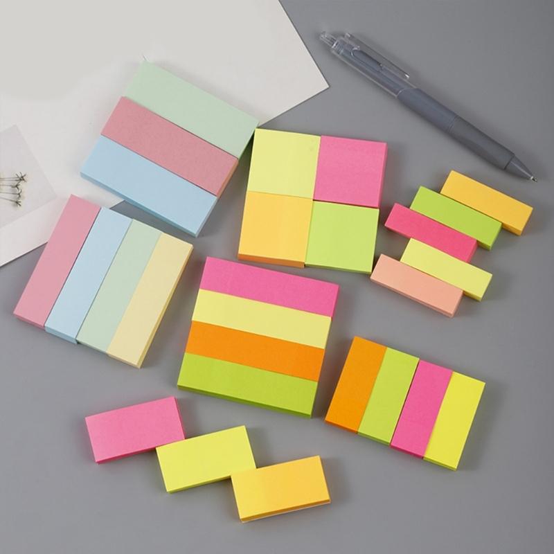 Stick Tabs, Index Tabs, Book Tabs Writable and Repositionable Page Markers Labels, Colorful File Tabs Flags for Notes