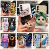 For Samsung Galaxy A17 5G Case SM-A176B Cute Cat Painted Cover 6.7'' Soft Silicone Case For Samsung A17 A 17 GalaxyA17 5G Fundas