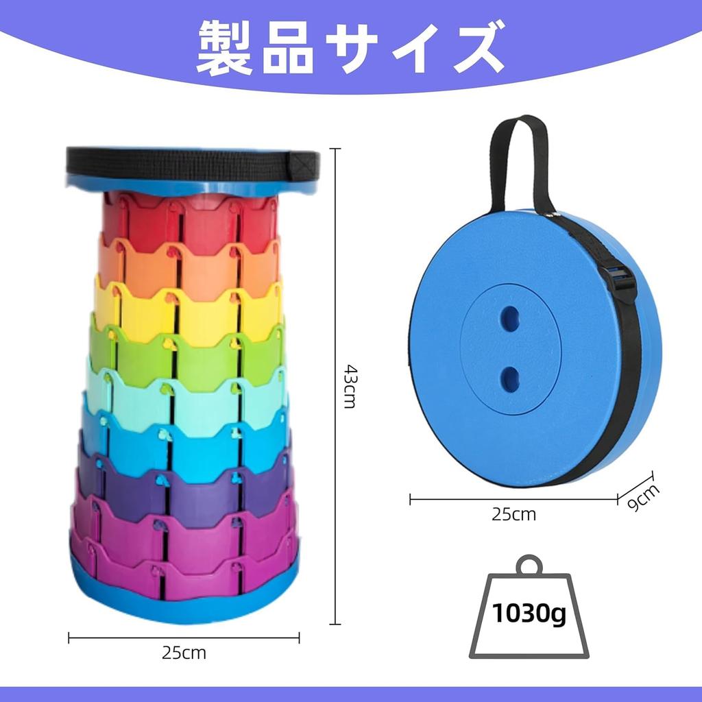 Extendable Folding Outdoor Camping Easy to 150kg Load Opens and Closes in 10 Height Suitable for Sports Spectating Indoor and Outdoor Use Chair,