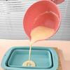 Bol Grande para Ensalada con Pico Vertedor Inclinado y Asa Engrosada Bol Mezclador Antideslizante para Ensalada Harina Amasado Preparación de Alimentos Esencial de Cocina
