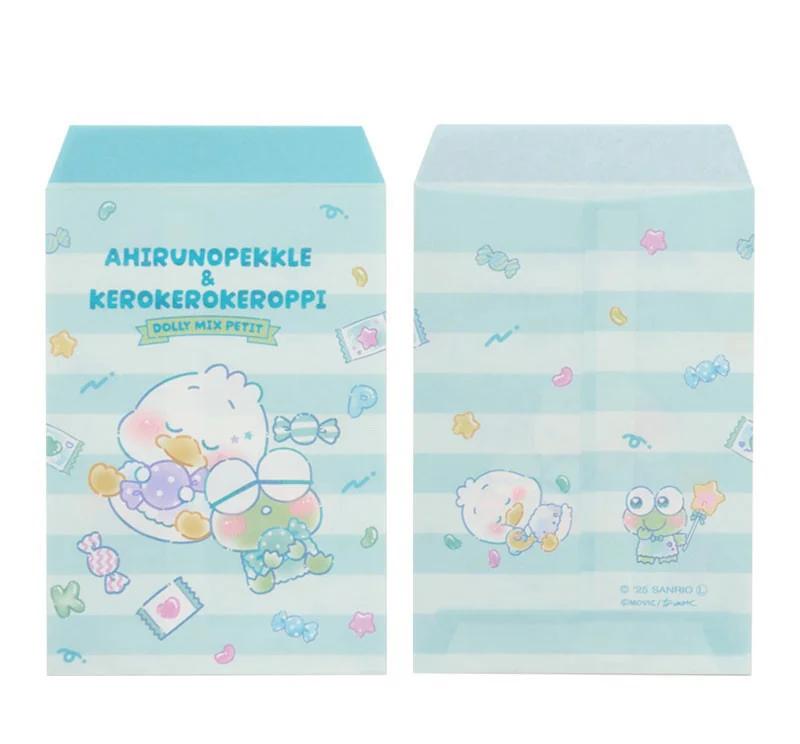 Sanrio Kerokerokeroppi & Ahiru no Pekkle DOLLY MIX PETIT Kleines Umschlagset NEU