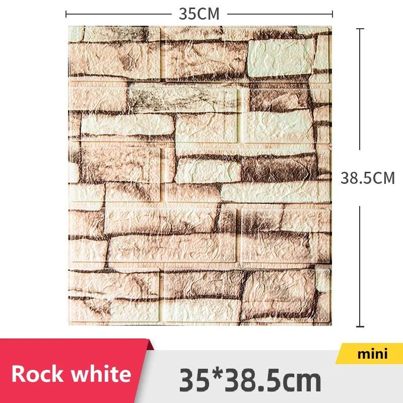 

20Pcs 3D Wall Decal Wall Cover Living Room Bedroom Tv Backdrop Decor Xpe Foam Water-Repellent Wall Sticker Self Adhesive Brick Sticker 20pcs 35x38cm