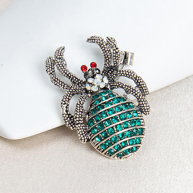 Animal Crystal Brooch With Alloy And Electroplating For Fashion Accessories