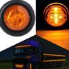 10Pcs 12/24V Vehicle LED Side Marker Light Mini Turn Signal Lamp Rear Light Stop Warning Light For Car Trailer Lorry Tractor Bus