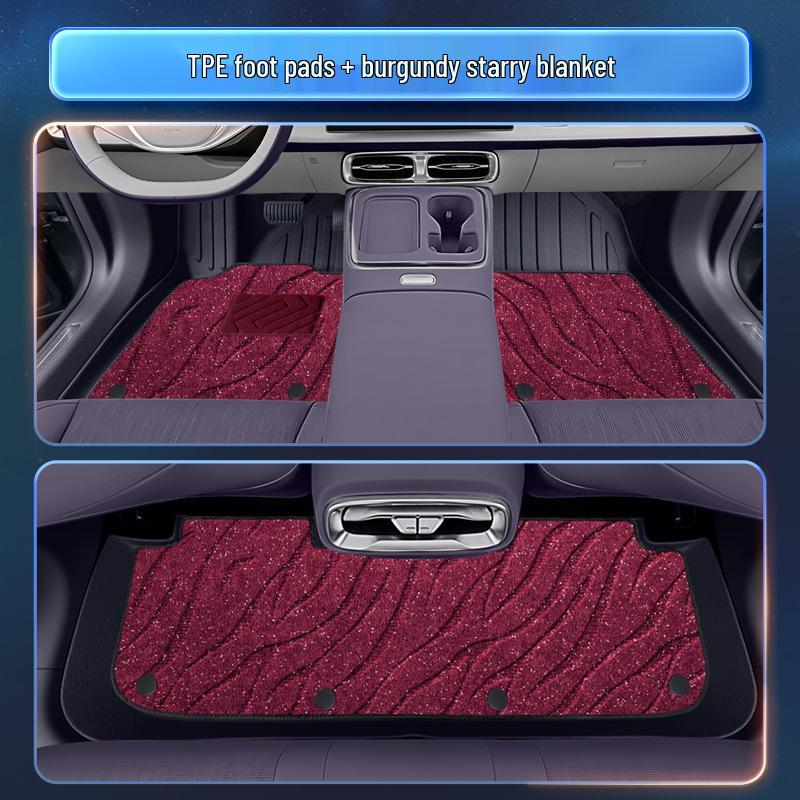 Leapmotor B01 TPE2026 Floor Mats: Custom Five-Seater Car Interior Carpet Accessories