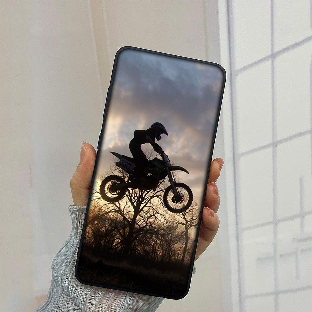 Motorcycle Sports Moto Cross Soft Phone Cover for Samsung Galaxy A10 A20 A53 A30 A31 A32 A50 A51 A52 A12 A33 Silicone Case
