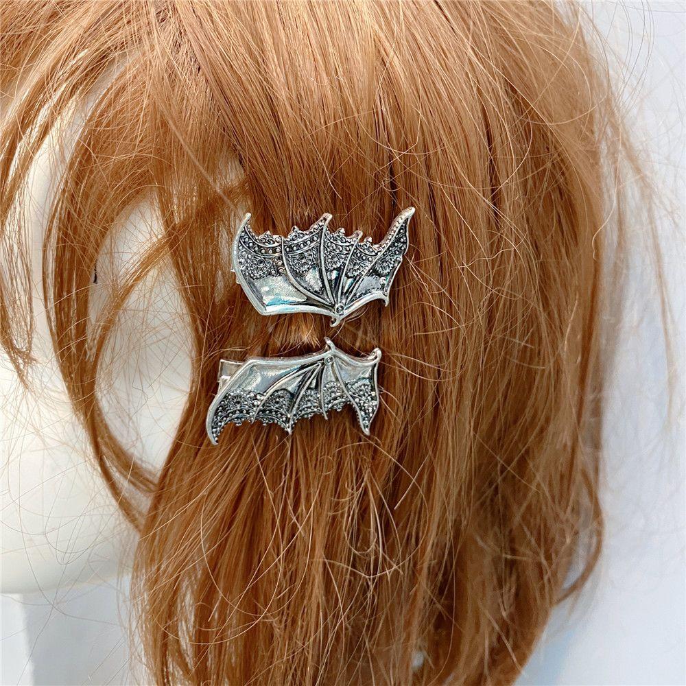 Female Headwear Zinc Zinc Alloy Hair Accessories Women Hair Clips Bat Wings Hairpin Korean Style Barrettes