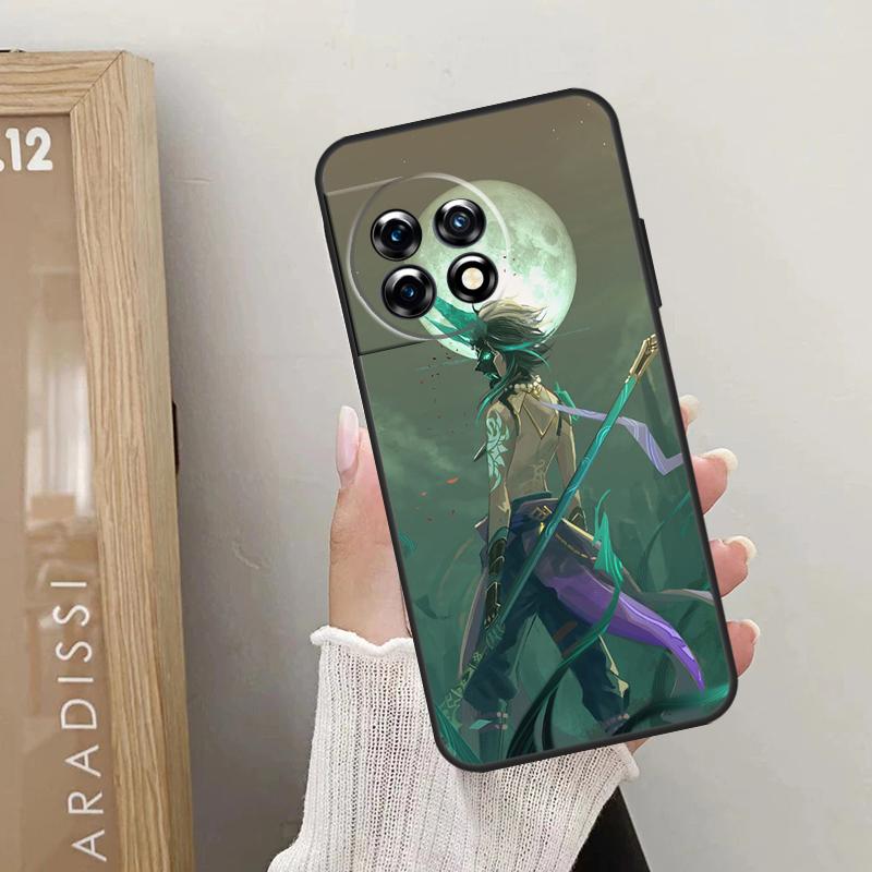 Genshin Impact Xiao Case For OnePlus 12 11 9 10 Pro 9RT 10T 10R 12R OnePlus Nord 2 CE 3 Lite CE4 N10 N20 Cover